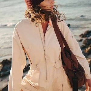 FP Movement by Free People Light Tan Utility Jacket